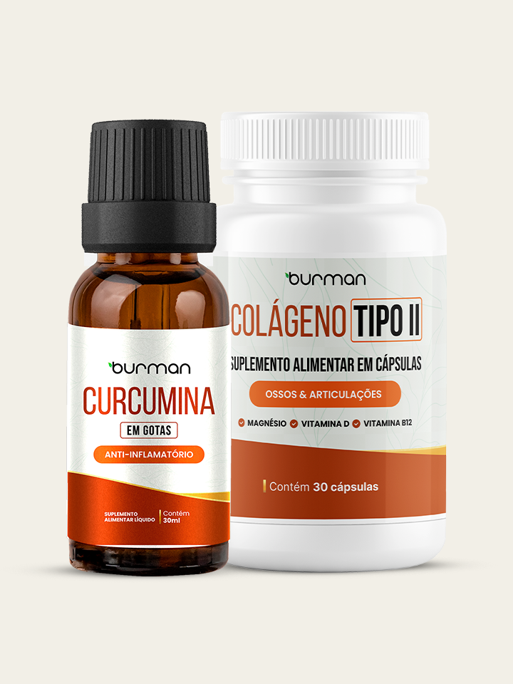Colágeno Tipo 2 + Curcumina em Gotas